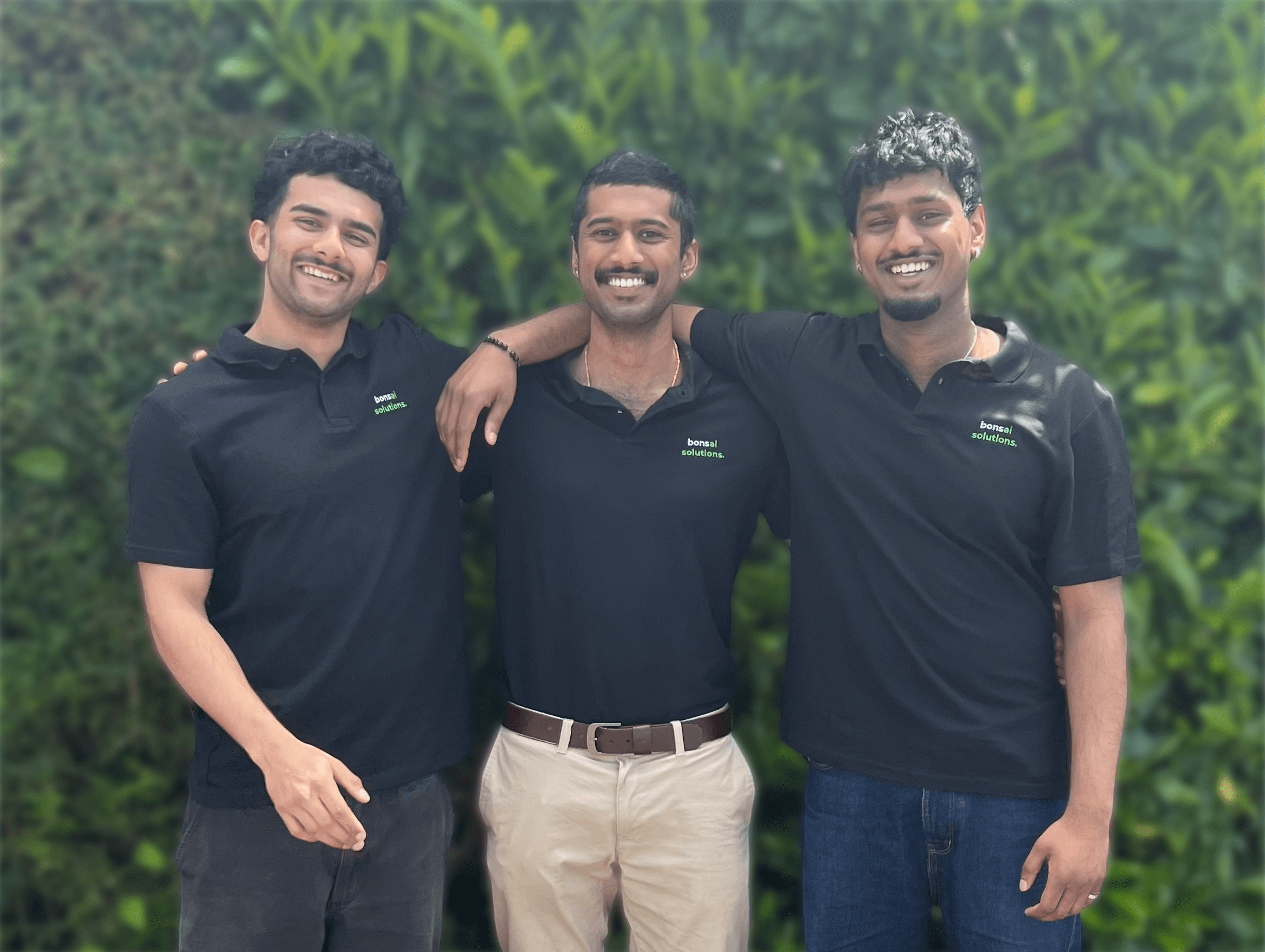 Bonsai lead developer and sales managers